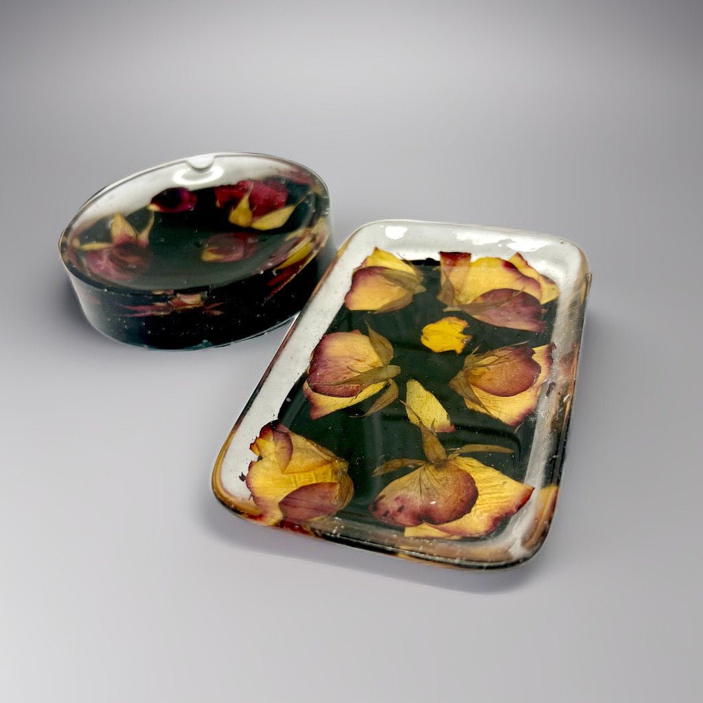 Pressed Rose Multi - use Dishes Trays - Adorrible