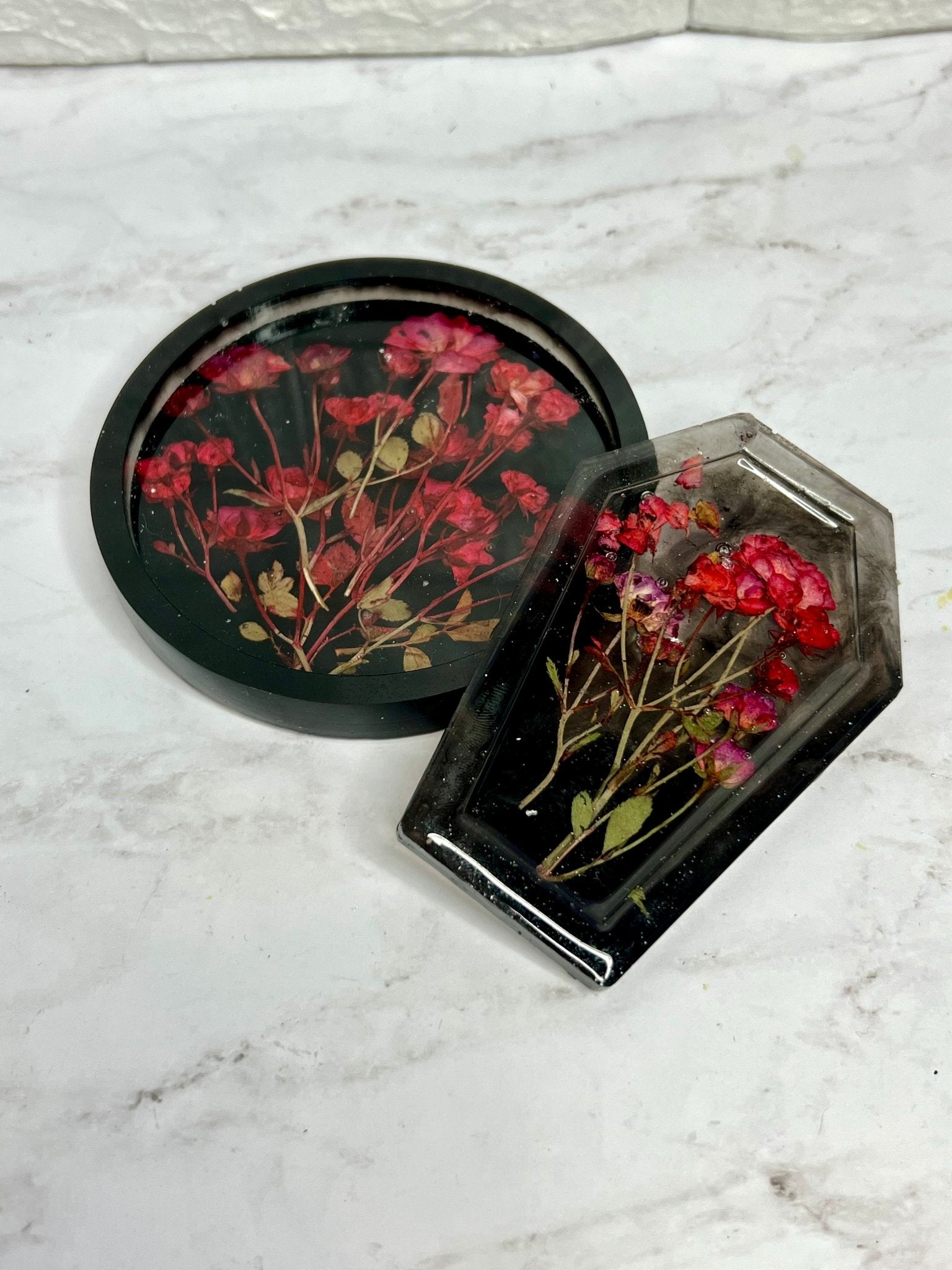 Pressed Rose Multi - use Dishes Trays - Adorrible