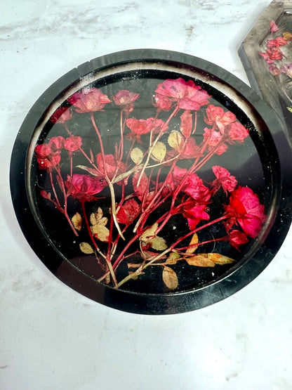 Pressed Rose Multi - use Dishes Trays - Adorrible