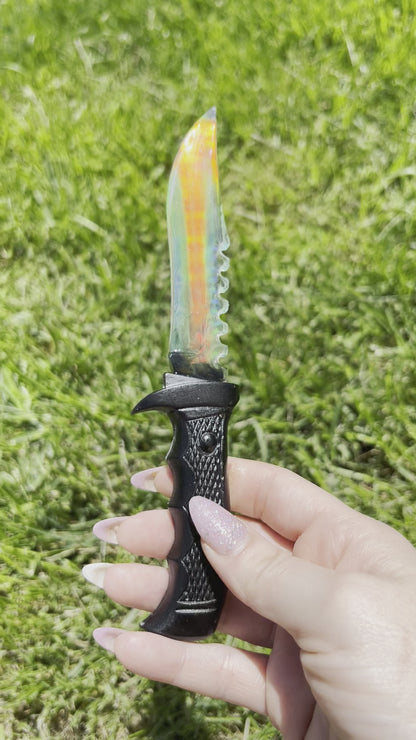 Iridescent Decorative Resin Fake Dagger