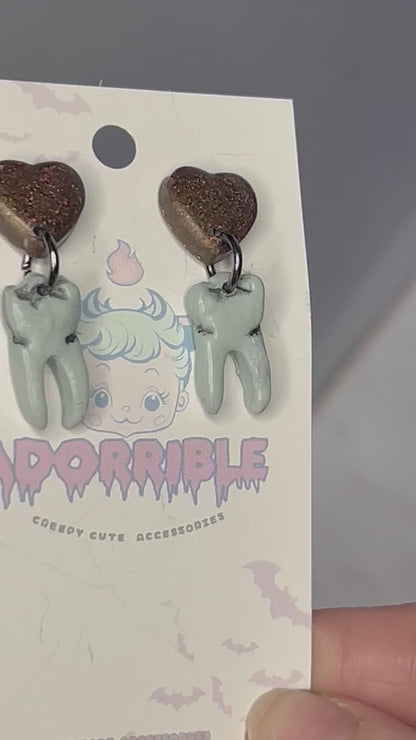 Tooth Earrings