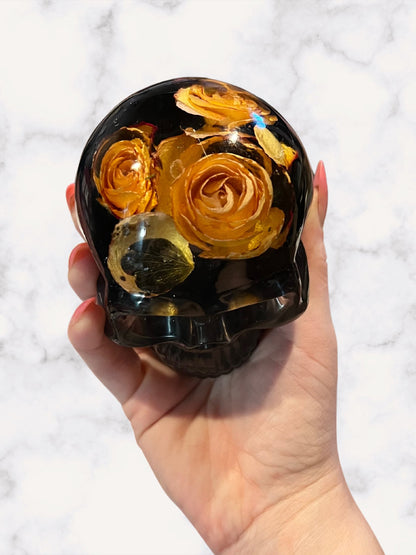 Rose Resin Skull - Adorrible