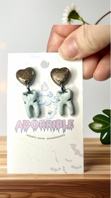 Tooth Earrings - Adorrible