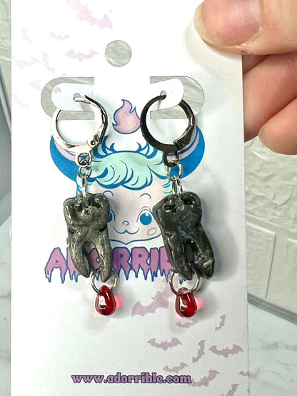 Tooth Earrings - Adorrible