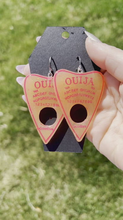 Ouija Planchette Earrings