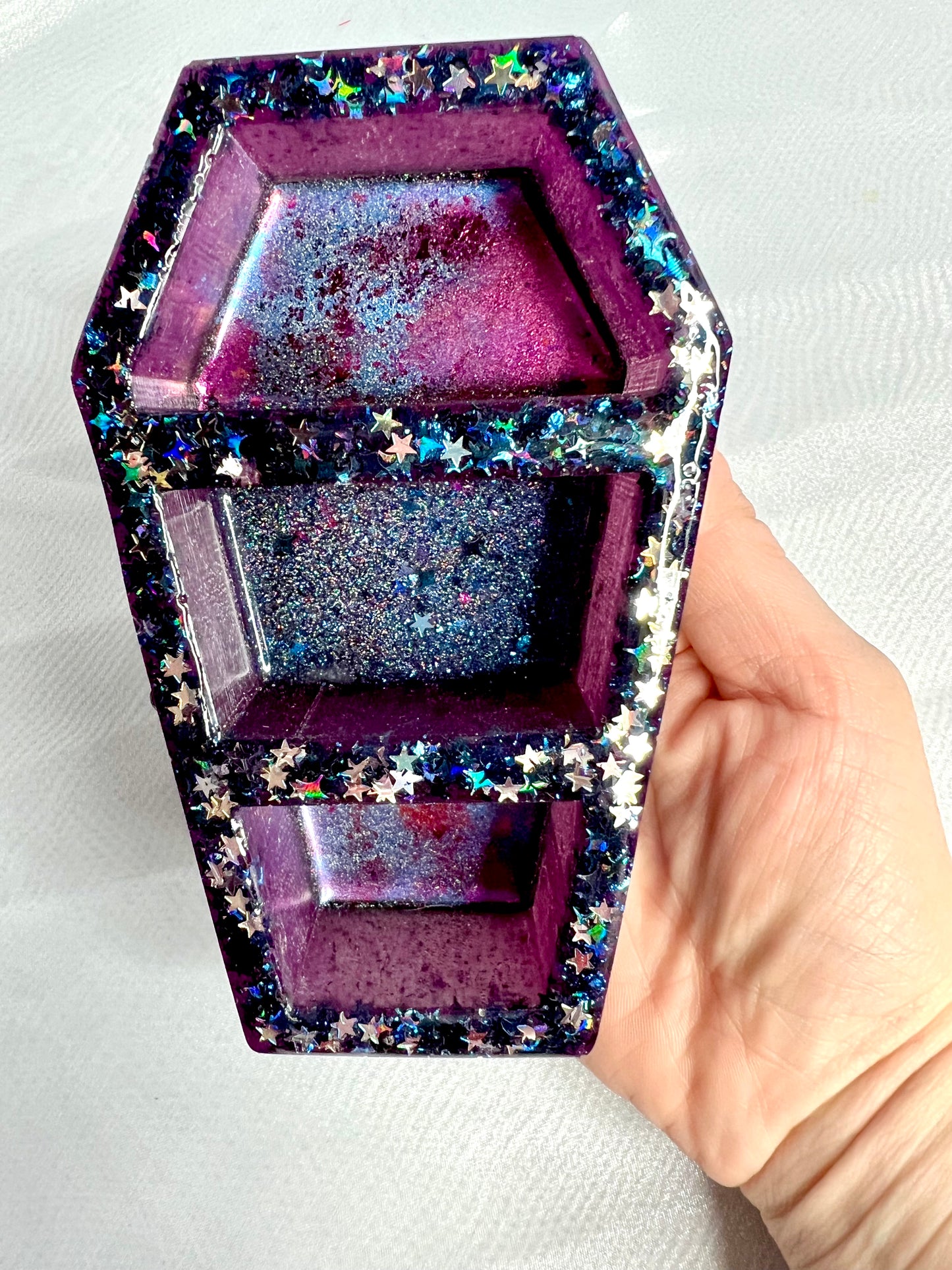 Galaxy Thermal Color Change Mini Shelf Coffin