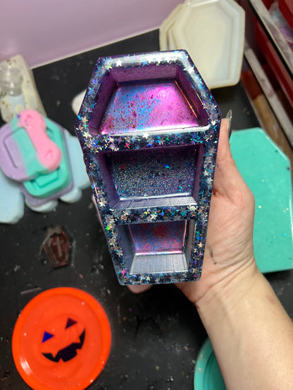 Galaxy Thermal Color Change Mini Shelf Coffin