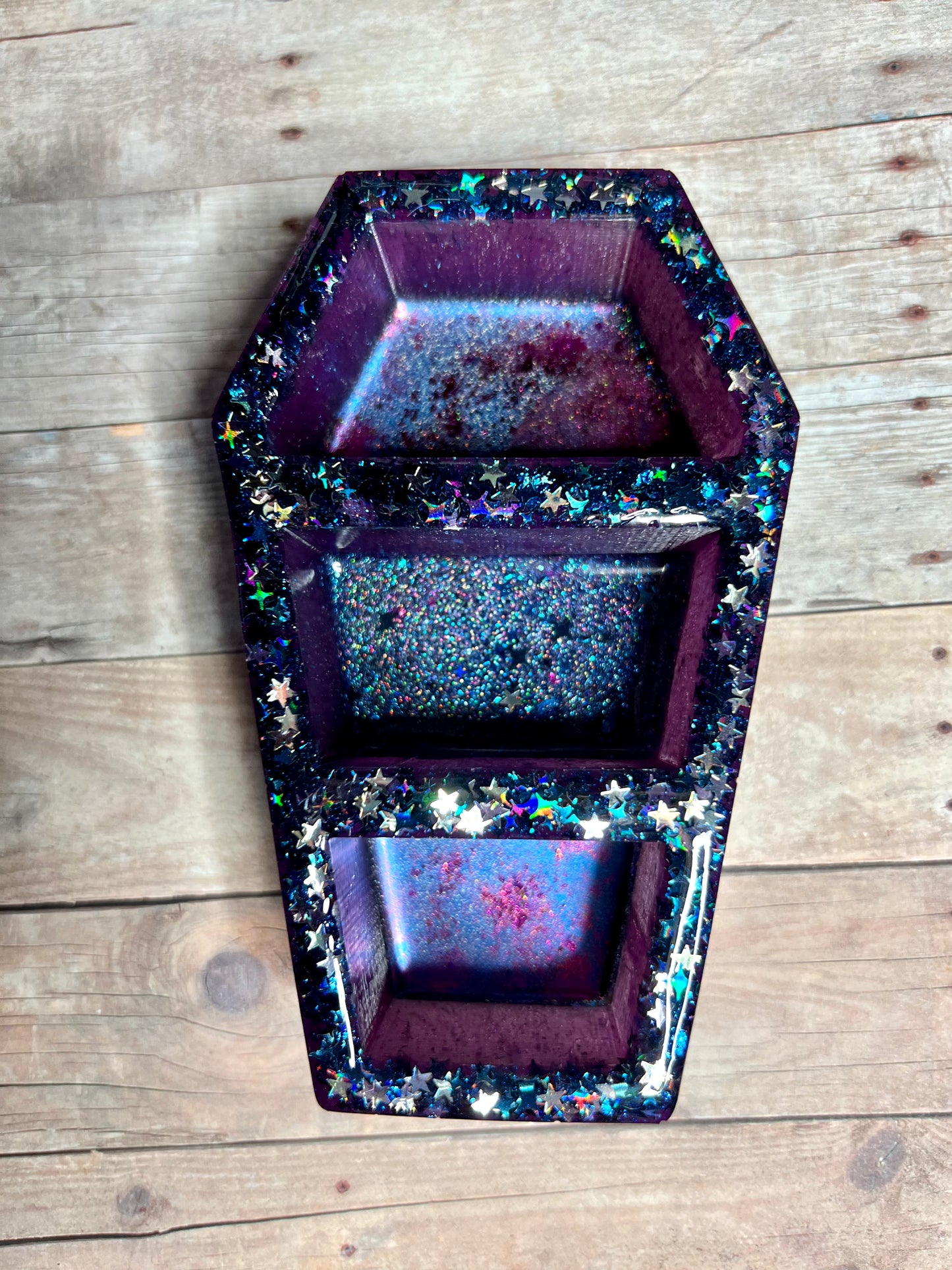 Galaxy Thermal Color Change Mini Shelf Coffin